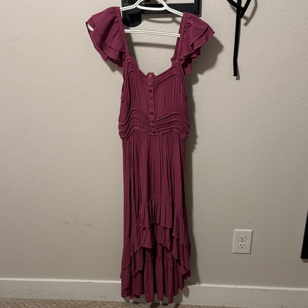 Shyanne Mauve High Low Dress